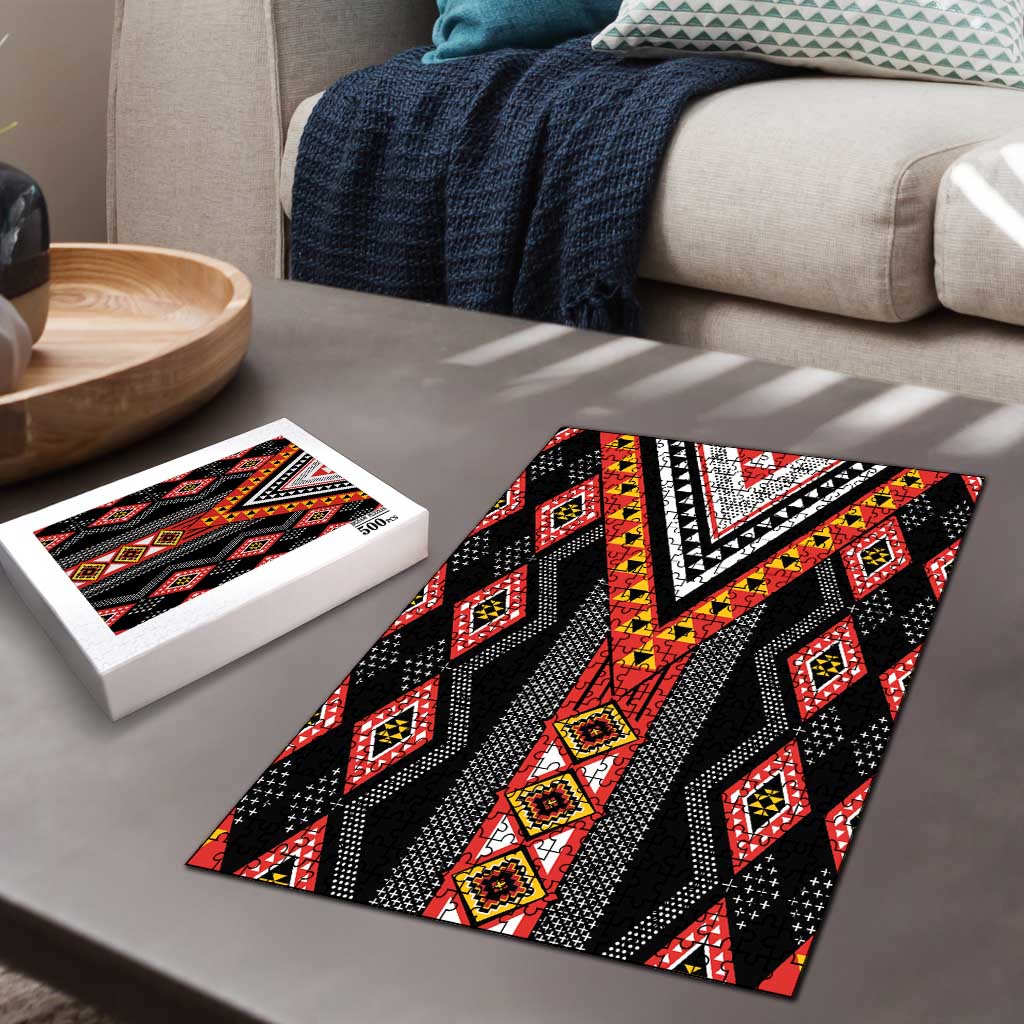 Niho Taniwha Taniko Motif Puzzle LT9 - Polynesian Pride