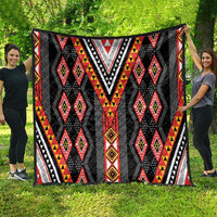 Niho Taniwha Taniko Motif Quilt LT9 - Polynesian Pride