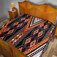 Niho Taniwha Taniko Motif Quilt LT9 - Polynesian Pride