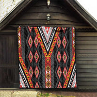 Niho Taniwha Taniko Motif Quilt LT9 - Polynesian Pride