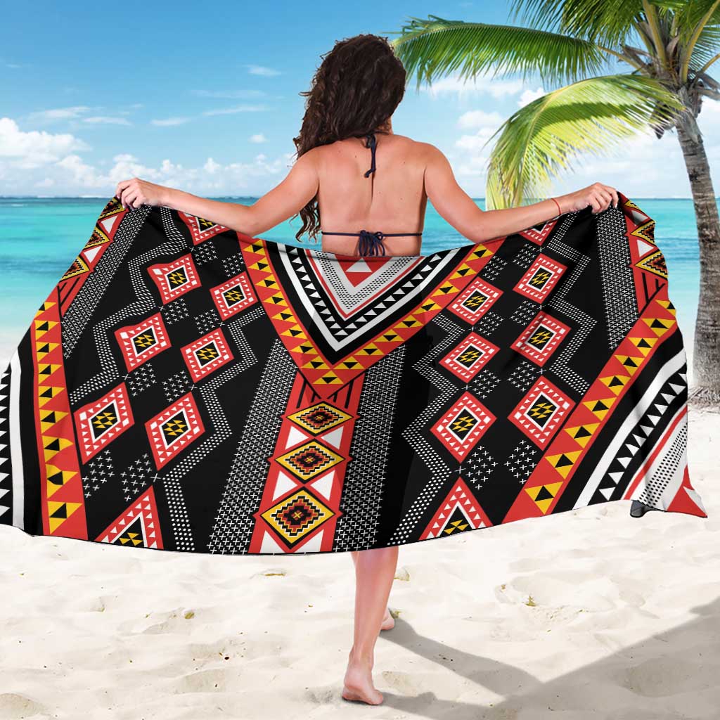 Niho Taniwha Taniko Motif Sarong LT9 - Polynesian Pride