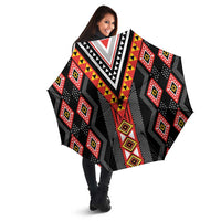 Niho Taniwha Taniko Motif Umbrella - Polynesian Pride