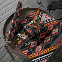 Niho Taniwha Taniko Motif Wrapping Paper LT9 - Polynesian Pride