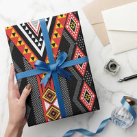 Niho Taniwha Taniko Motif Wrapping Paper LT9 - Polynesian Pride