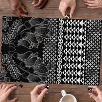 Black Taniko Kowhaiwhai Tukutuku Motif Puzzle LT9 - Polynesian Pride