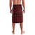Red Taniko Kowhaiwhai Tukutuku Motif Lavalava