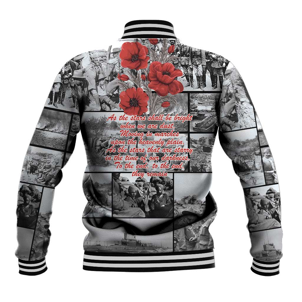 ANZAC Day Gallipoli Campaign Baseball Jacket To The End They Remain