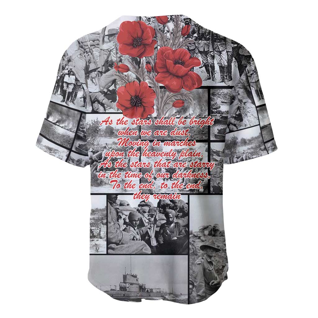 ANZAC Day Gallipoli Campaign Baseball Jersey To The End They Remain