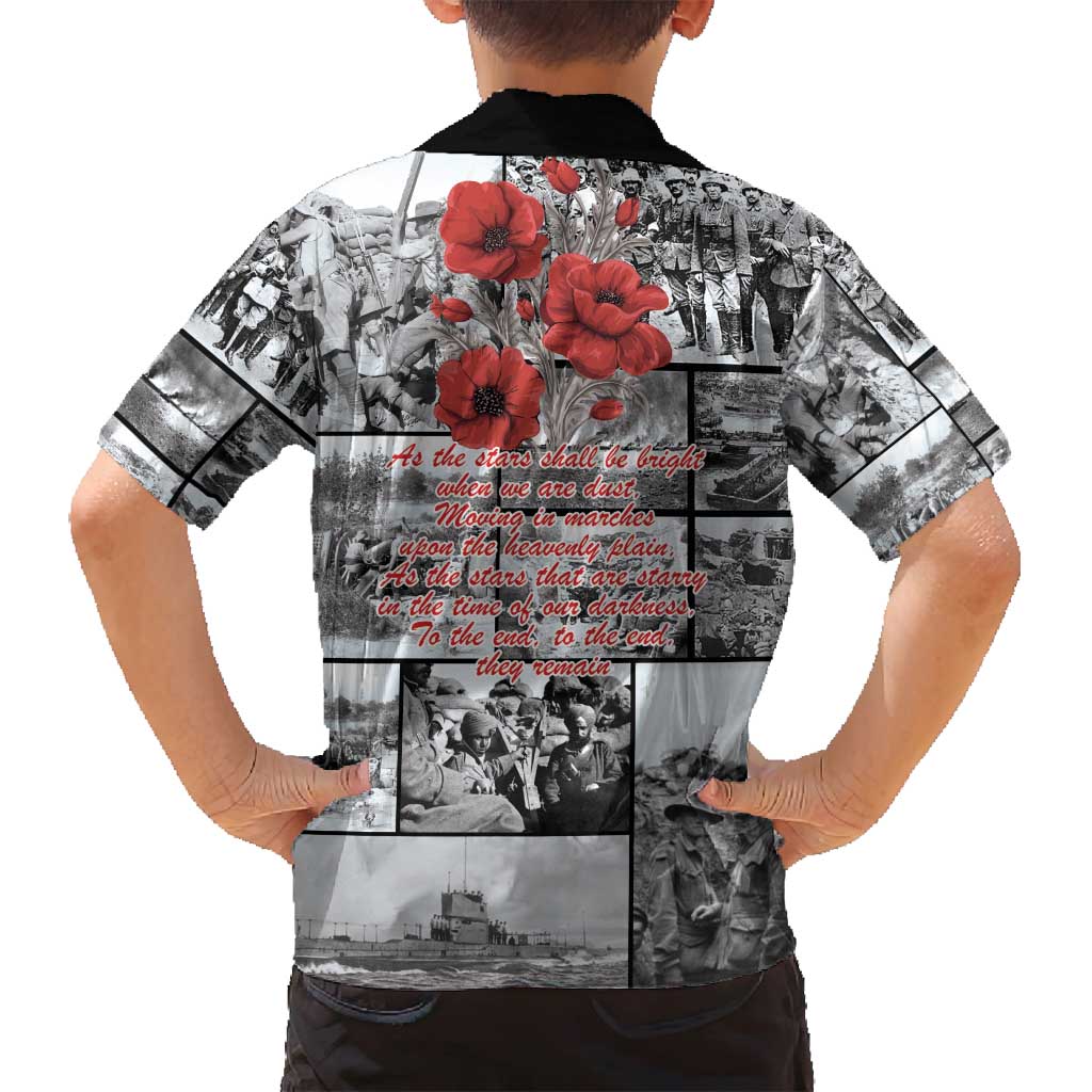 ANZAC Day Gallipoli Campaign Family Matching Long Sleeve Bodycon Dress and Hawaiian Shirt To The End They Remain