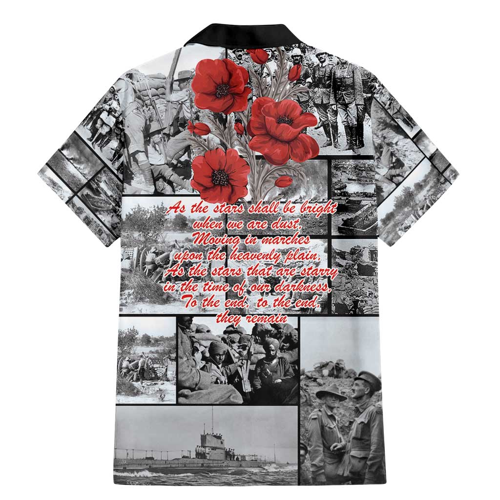 ANZAC Day Gallipoli Campaign Family Matching Mermaid Dress and Hawaiian Shirt To The End They Remain