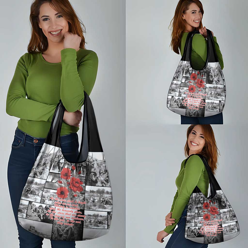 ANZAC Day Gallipoli Campaign Grocery Bag To The End They Remain