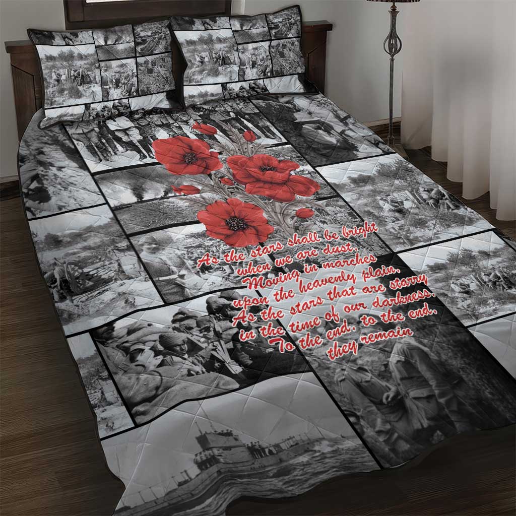 ANZAC Day Gallipoli Campaign Quilt Bed Set To The End They Remain
