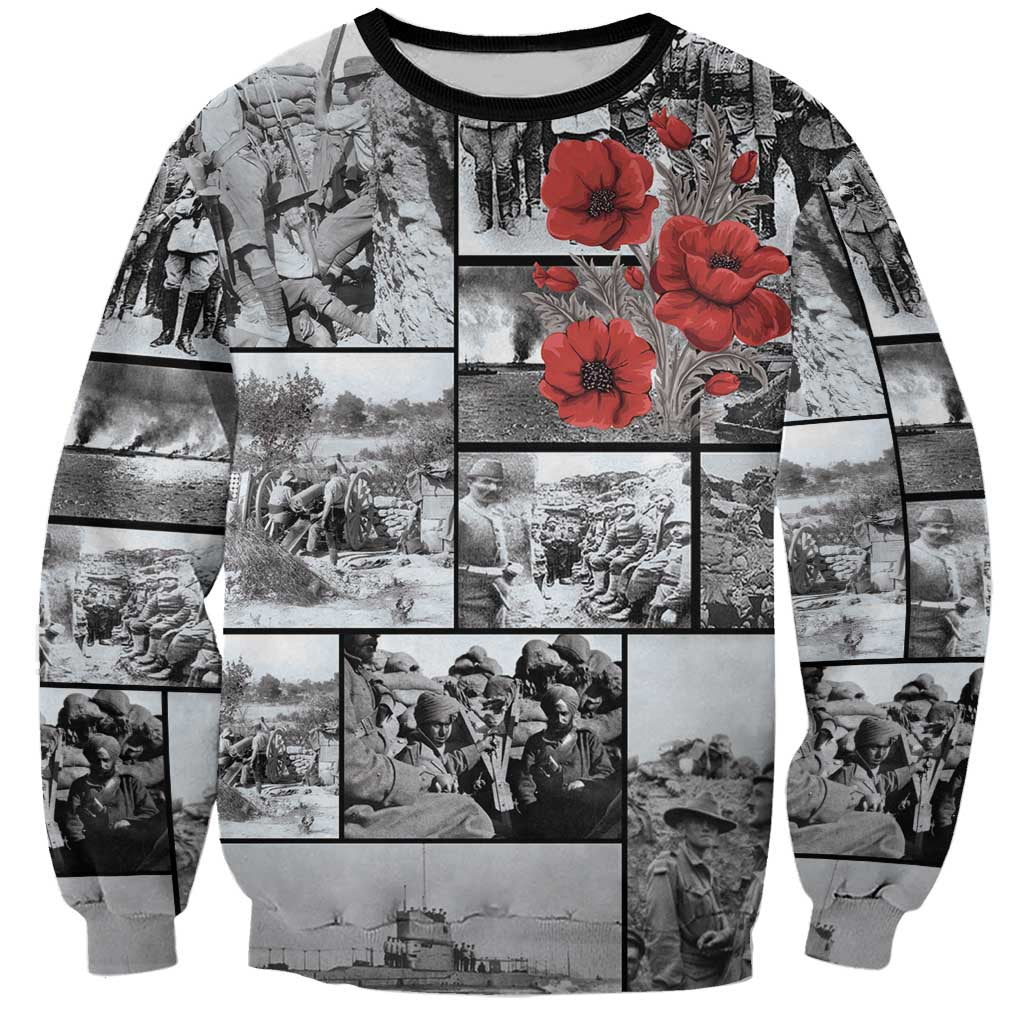 ANZAC Day Gallipoli Campaign Sweatshirt To The End They Remain