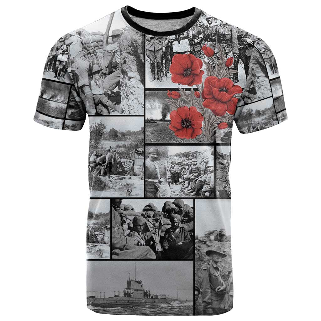 ANZAC Day Gallipoli Campaign T Shirt To The End They Remain