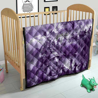 Purple ANZAC Day The Battle of Lone Pine Quilt Kiwi-Kangaroo Soldier Lest We Forget