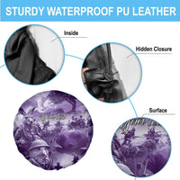 Purple ANZAC Day The Battle of Lone Pine Spare Tire Cover Kiwi-Kangaroo Soldier Lest We Forget