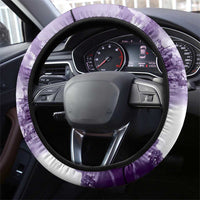 Purple ANZAC Day The Battle of Lone Pine Steering Wheel Cover Kiwi-Kangaroo Soldier Lest We Forget