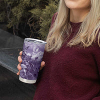 Purple ANZAC Day The Battle of Lone Pine Tumbler Cup Kiwi-Kangaroo Soldier Lest We Forget LT9 - Polynesian Pride