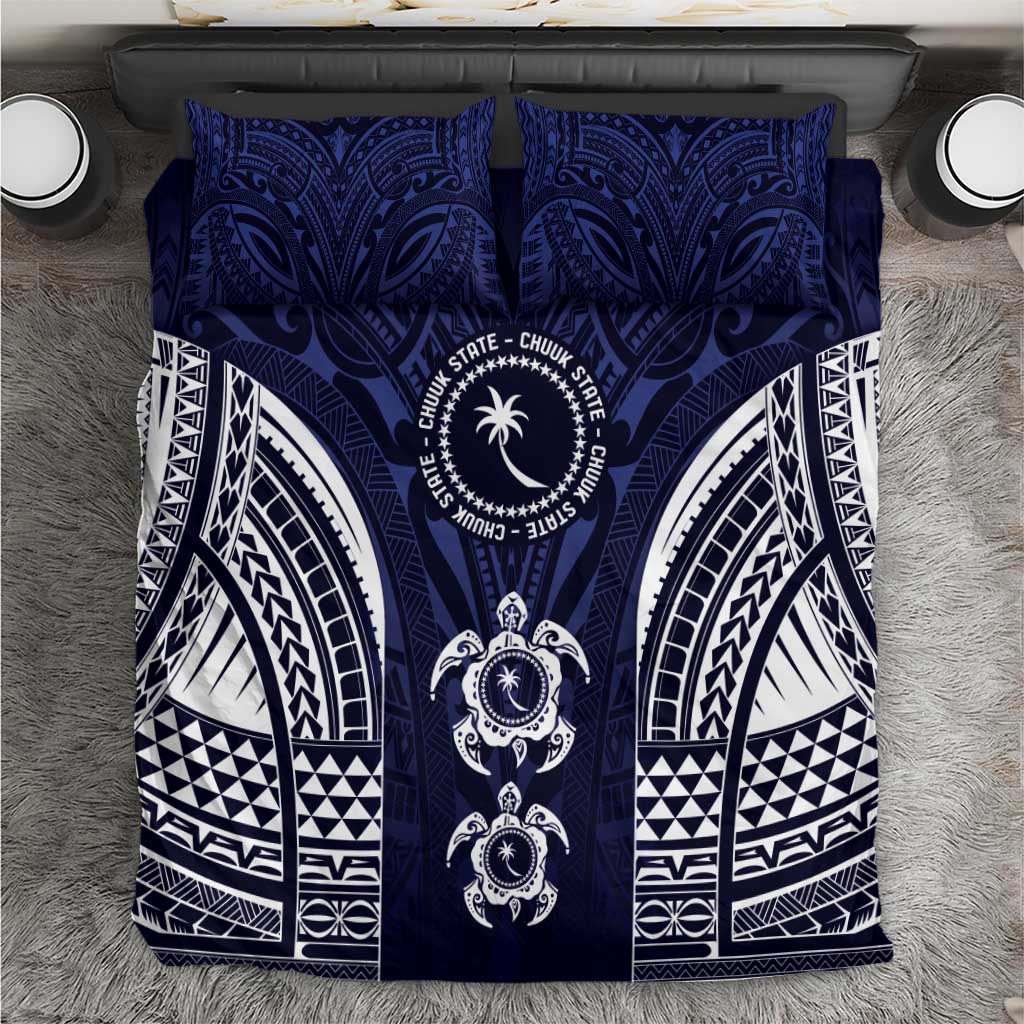 FSM Chuuk States Bedding Set Micronesia Six 9 One Polynesian Tribal Pattern