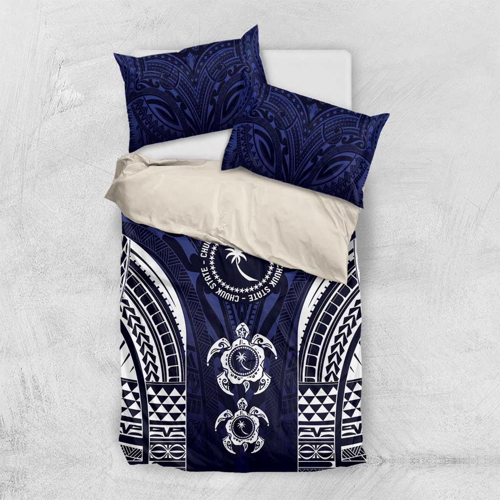 FSM Chuuk States Bedding Set Micronesia Six 9 One Polynesian Tribal Pattern