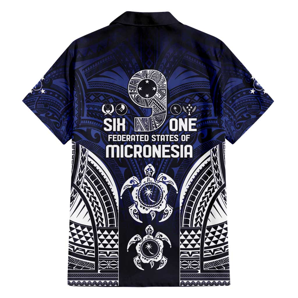 FSM Chuuk States Hawaiian Shirt Micronesia Six 9 One Polynesian Tribal Pattern LT9 - Polynesian Pride