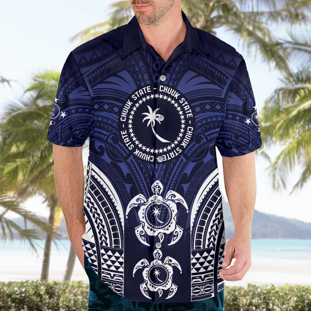 FSM Chuuk States Hawaiian Shirt Micronesia Six 9 One Polynesian Tribal Pattern LT9 - Polynesian Pride