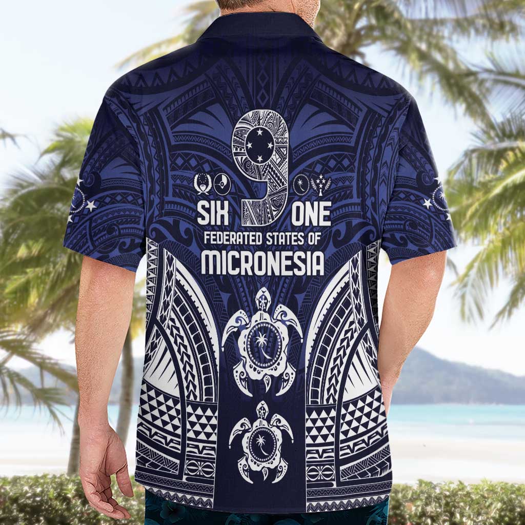 FSM Chuuk States Hawaiian Shirt Micronesia Six 9 One Polynesian Tribal Pattern LT9 - Polynesian Pride