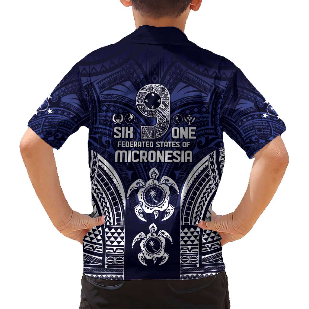 FSM Chuuk States Hawaiian Shirt Micronesia Six 9 One Polynesian Tribal Pattern LT9 - Polynesian Pride