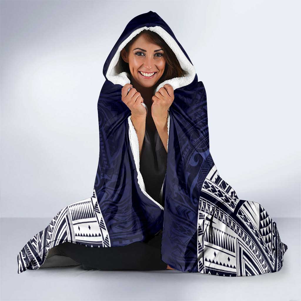 FSM Chuuk States Hooded Blanket Micronesia Six 9 One Polynesian Tribal Pattern