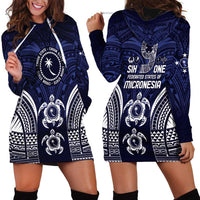 FSM Chuuk States Hoodie Dress Micronesia Six 9 One Polynesian Tribal Pattern LT9 - Polynesian Pride