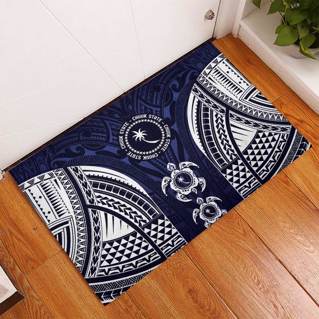 FSM Chuuk States Rubber Doormat Micronesia Six 9 One Polynesian Tribal Pattern