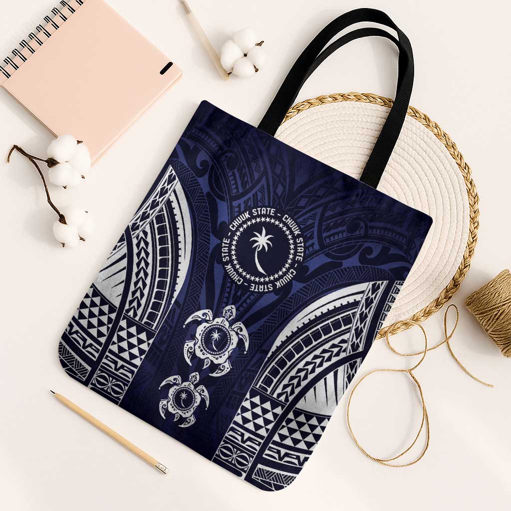 FSM Chuuk States Tote Bag Micronesia Six 9 One Polynesian Tribal Pattern - Polynesian Pride