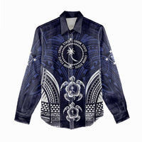 FSM Chuuk States Women Casual Shirt Micronesia Six 9 One Polynesian Tribal Pattern LT9 - Polynesian Pride