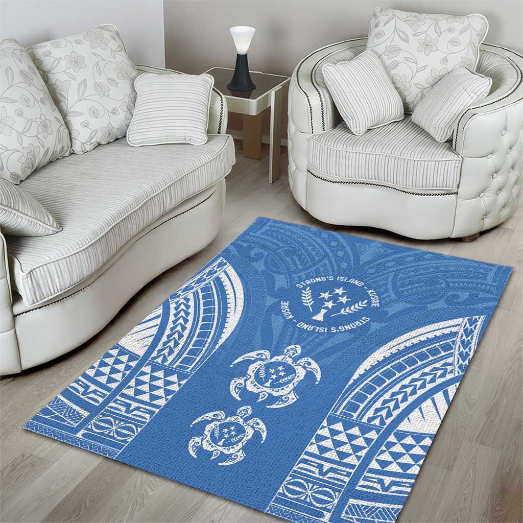 FSM Kosrae States Area Rug Micronesia Six 9 One Polynesian Tribal Pattern