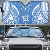 FSM Kosrae States Auto Sun Shade Micronesia Six 9 One Polynesian Tribal Pattern - Polynesian Pride