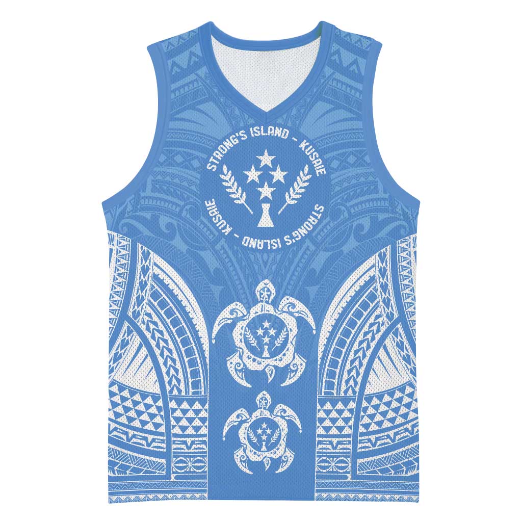 FSM Kosrae States Basketball Jersey Micronesia Six 9 One Polynesian Tribal Pattern - Polynesian Pride
