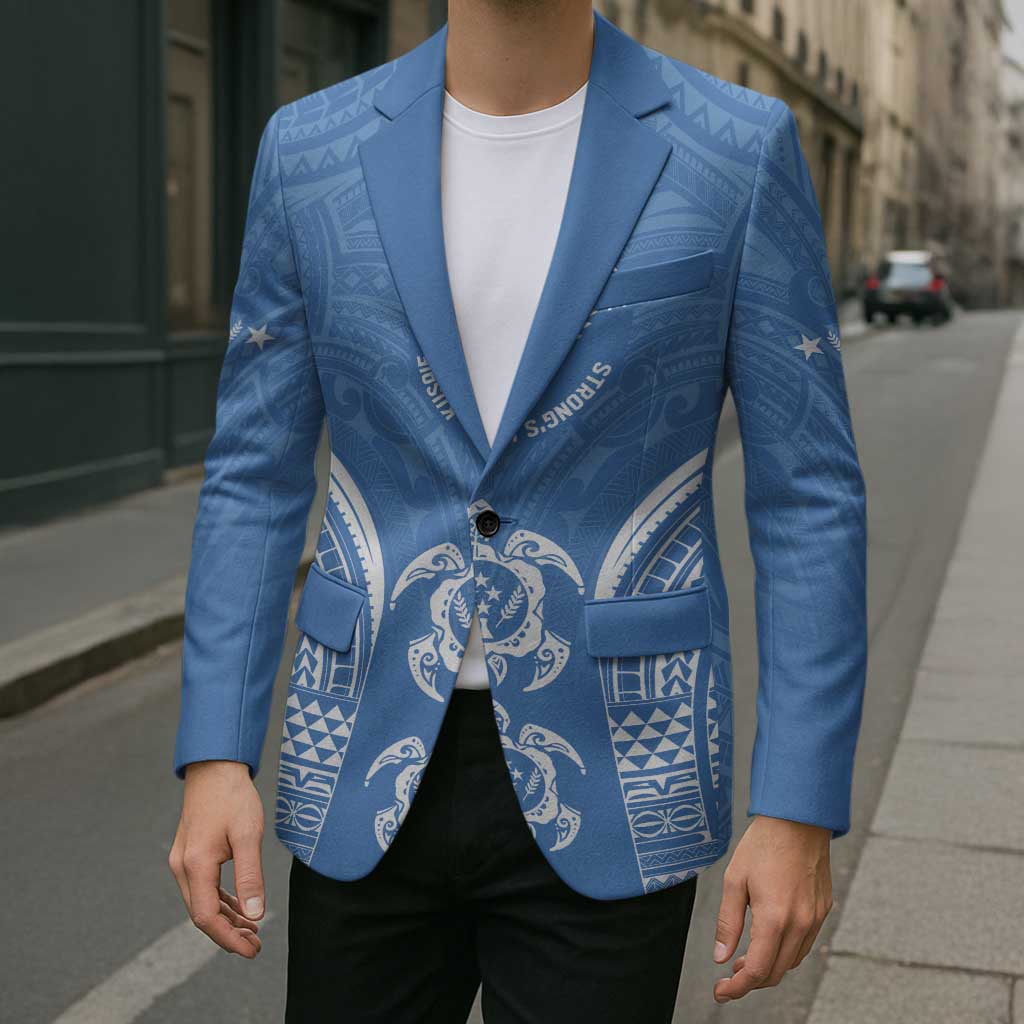 FSM Kosrae States Blazer Micronesia Six 9 One Polynesian Tribal Pattern - Polynesian Pride