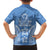 FSM Kosrae States Family Matching Tank Maxi Dress and Hawaiian Shirt Micronesia Six 9 One Polynesian Tribal Pattern