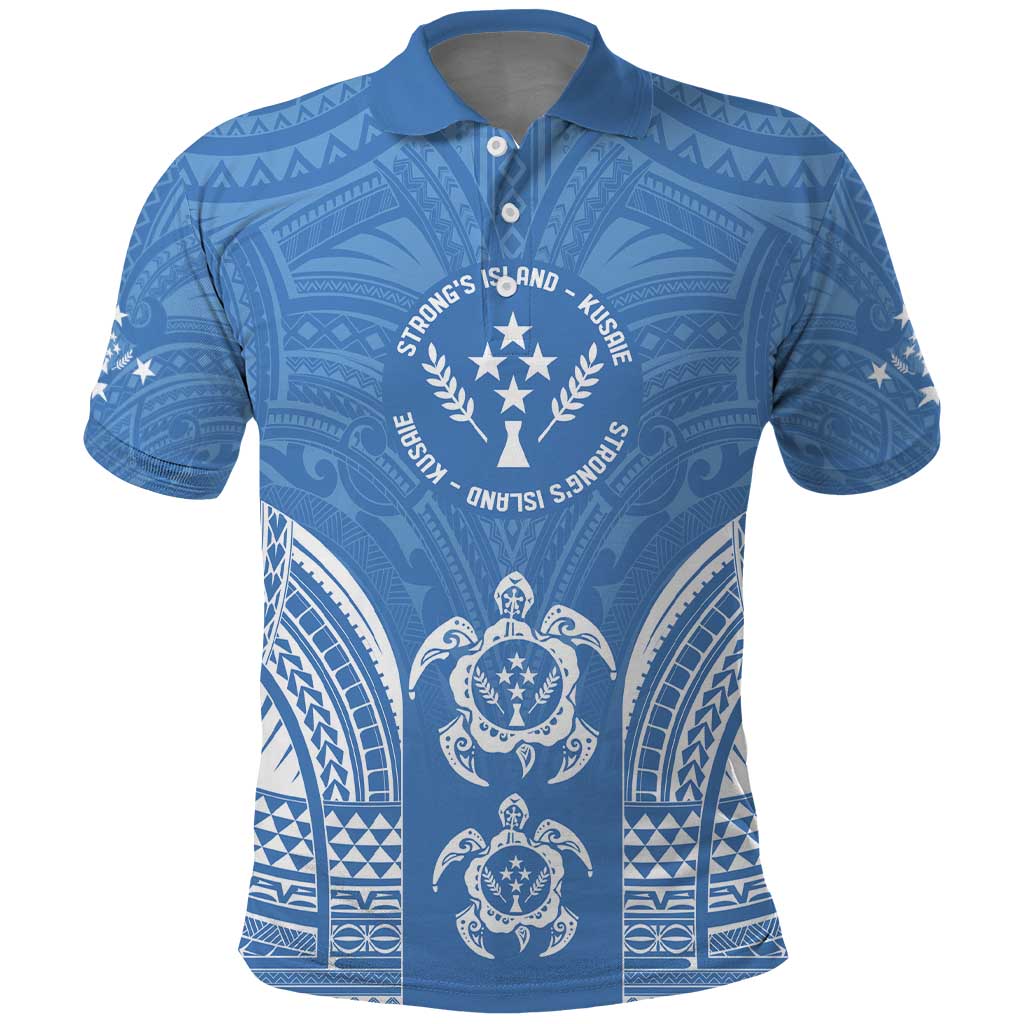 FSM Kosrae States Polo Shirt Micronesia Six 9 One Polynesian Tribal Pattern
