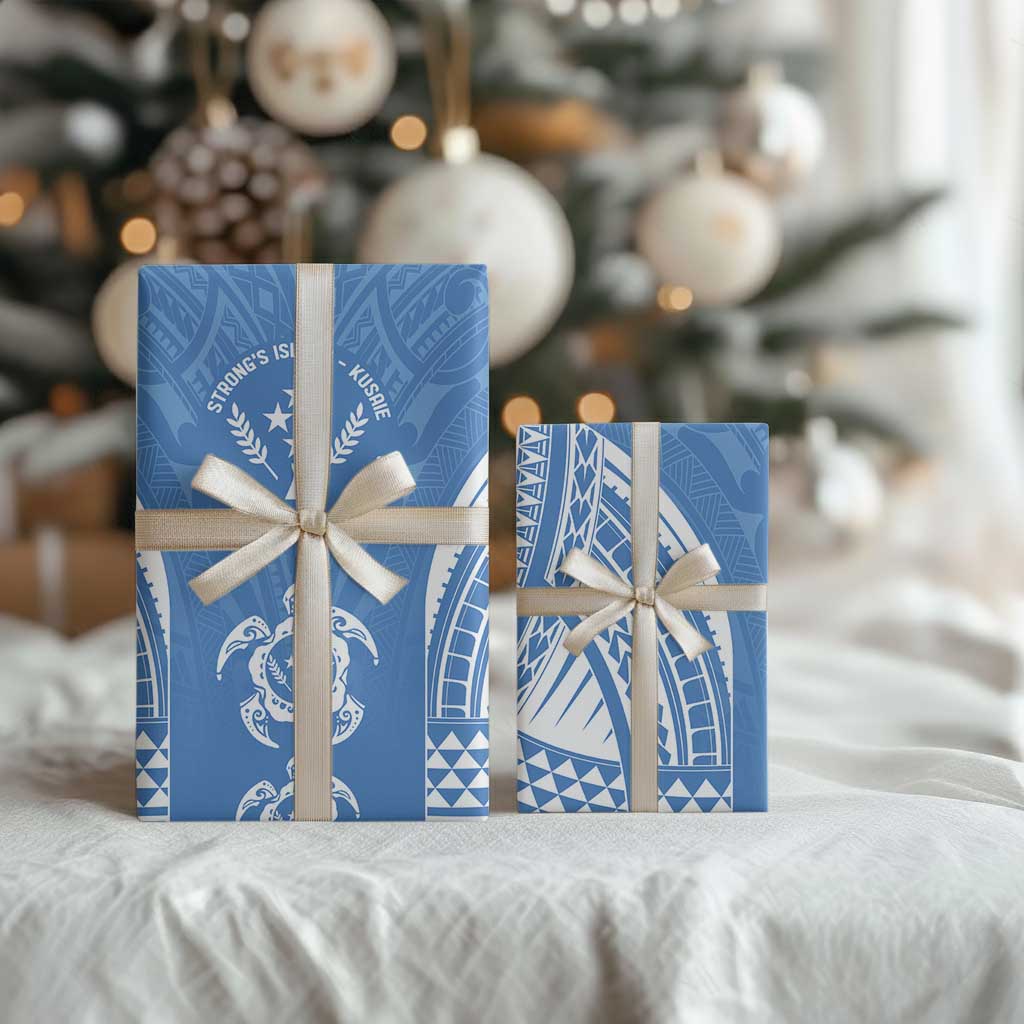 FSM Kosrae States Wrapping Paper Micronesia Six 9 One Polynesian Tribal Pattern - Polynesian Pride