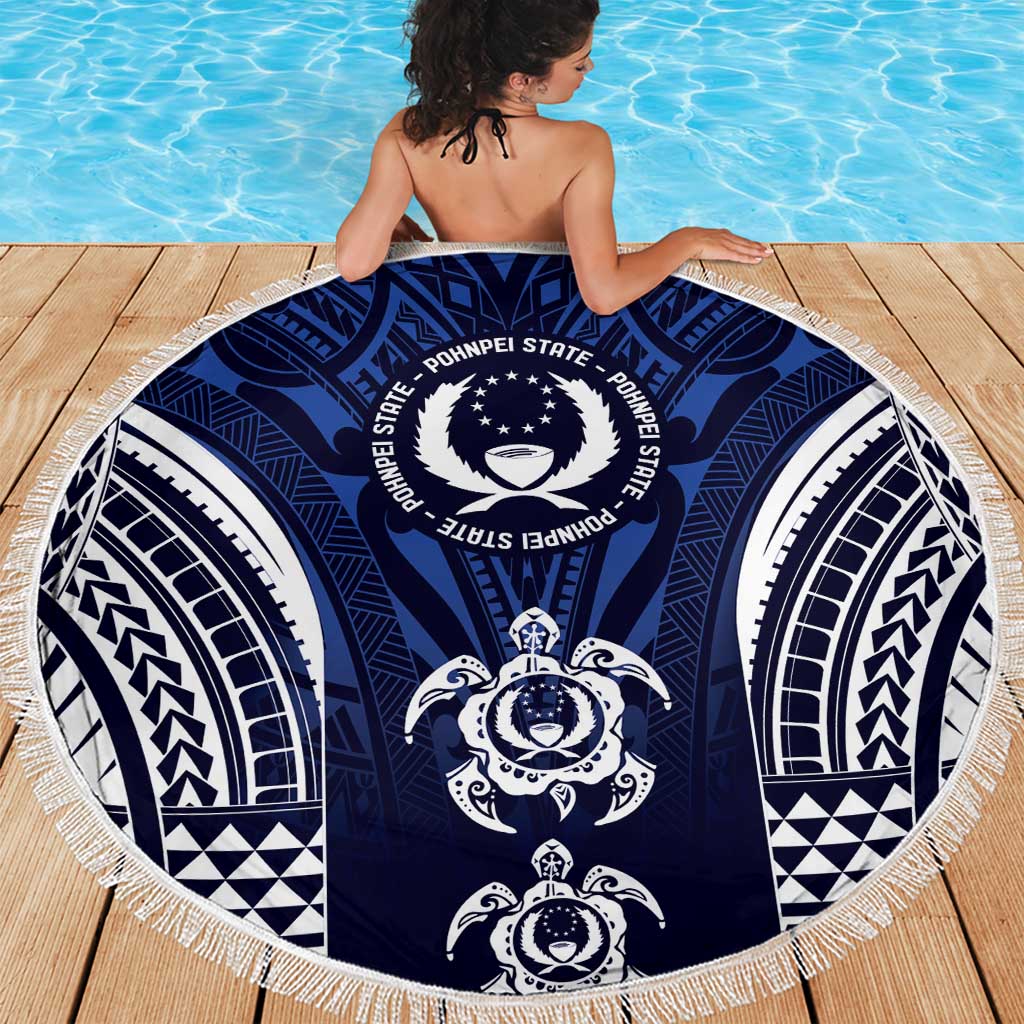 FSM Pohnpei States Beach Blanket Micronesia Six 9 One Polynesian Tribal Pattern LT9 - Polynesian Pride