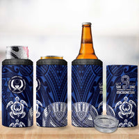 FSM Pohnpei States 4 in 1 Can Cooler Tumbler Micronesia Six 9 One Polynesian Tribal Pattern