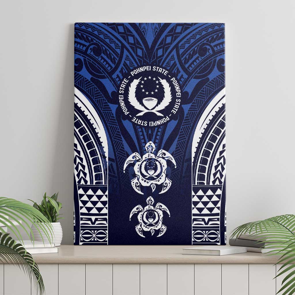 FSM Pohnpei States Canvas Wall Art Micronesia Six 9 One Polynesian Tribal Pattern LT9 - Polynesian Pride