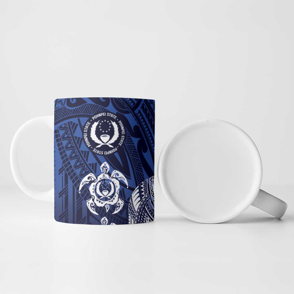 FSM Pohnpei States Ceramic Mug Micronesia Six 9 One Polynesian Tribal Pattern - Polynesian Pride