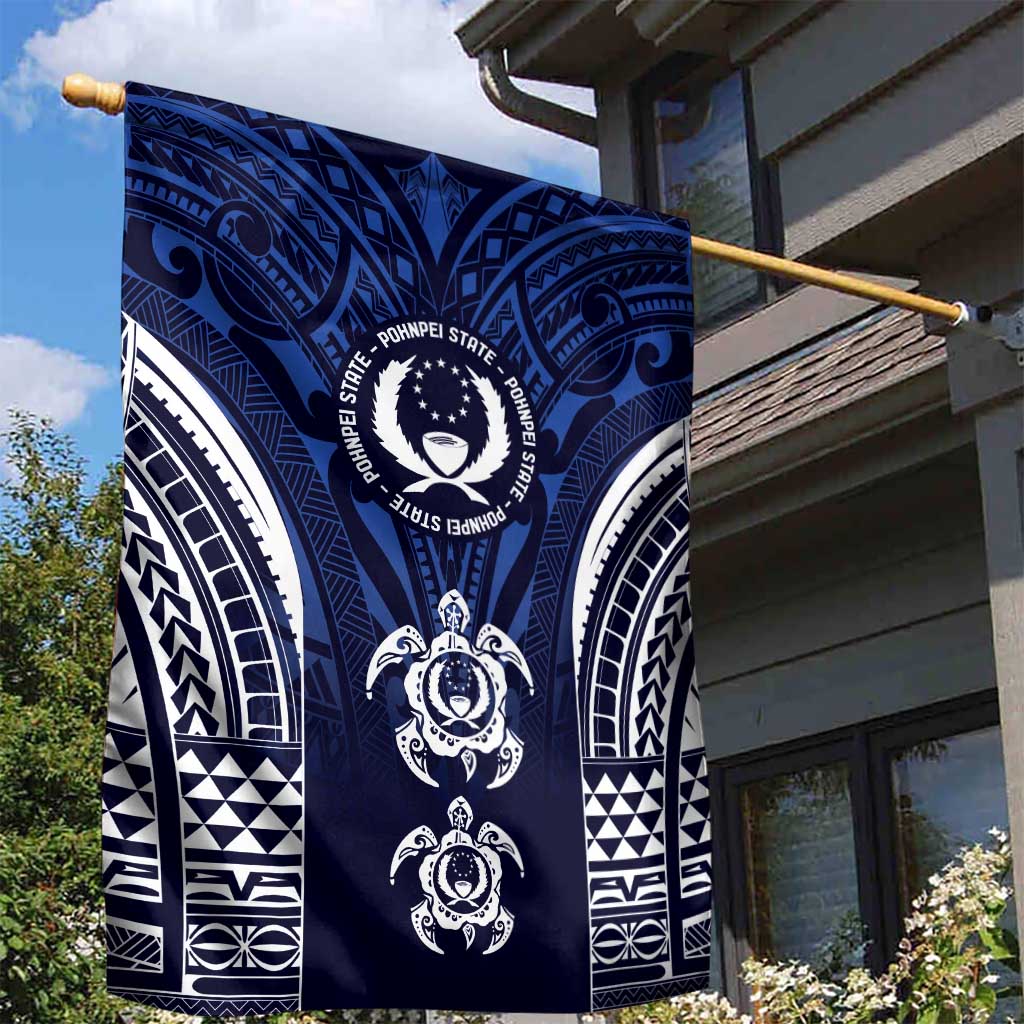 FSM Pohnpei States Garden Flag Micronesia Six 9 One Polynesian Tribal Pattern LT9 - Polynesian Pride