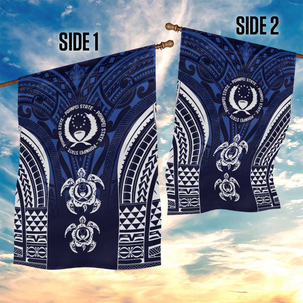 FSM Pohnpei States Garden Flag Micronesia Six 9 One Polynesian Tribal Pattern LT9 - Polynesian Pride
