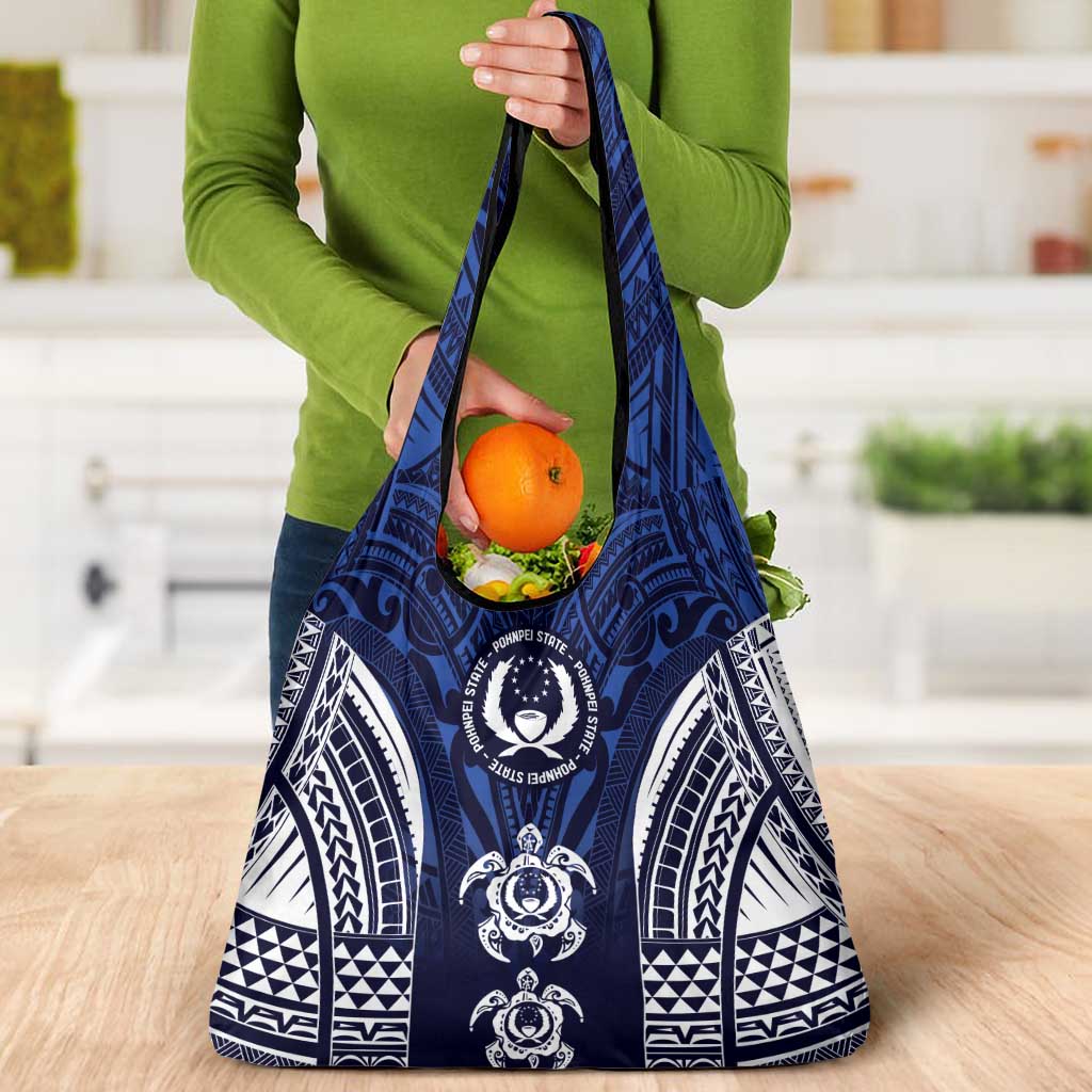 FSM Pohnpei States Grocery Bag Micronesia Six 9 One Polynesian Tribal Pattern LT9 - Polynesian Pride