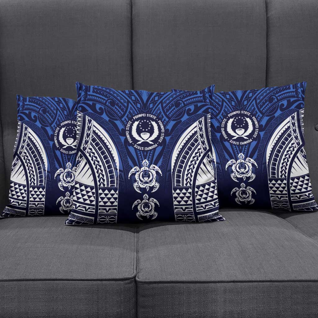 FSM Pohnpei States Pillow Cover Micronesia Six 9 One Polynesian Tribal Pattern - Polynesian Pride