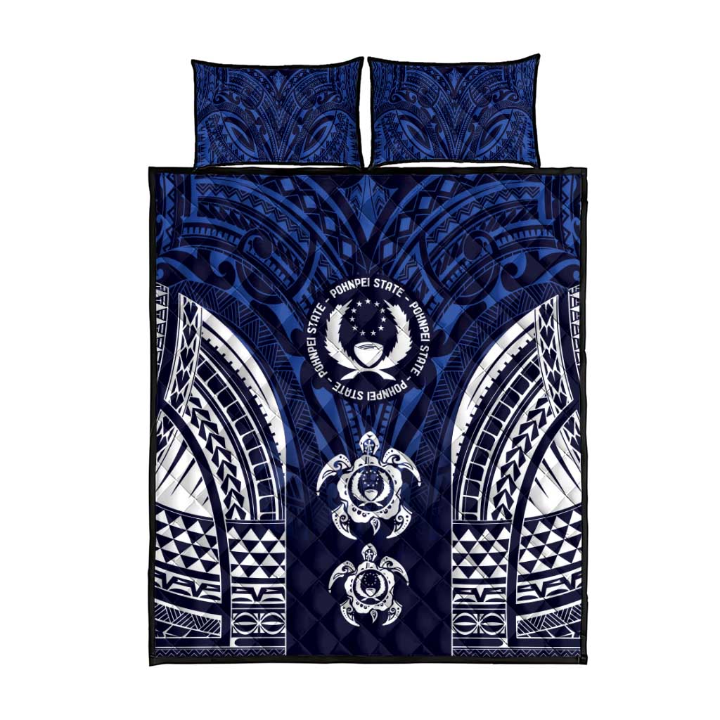 FSM Pohnpei States Quilt Bed Set Micronesia Six 9 One Polynesian Tribal Pattern LT9 - Polynesian Pride