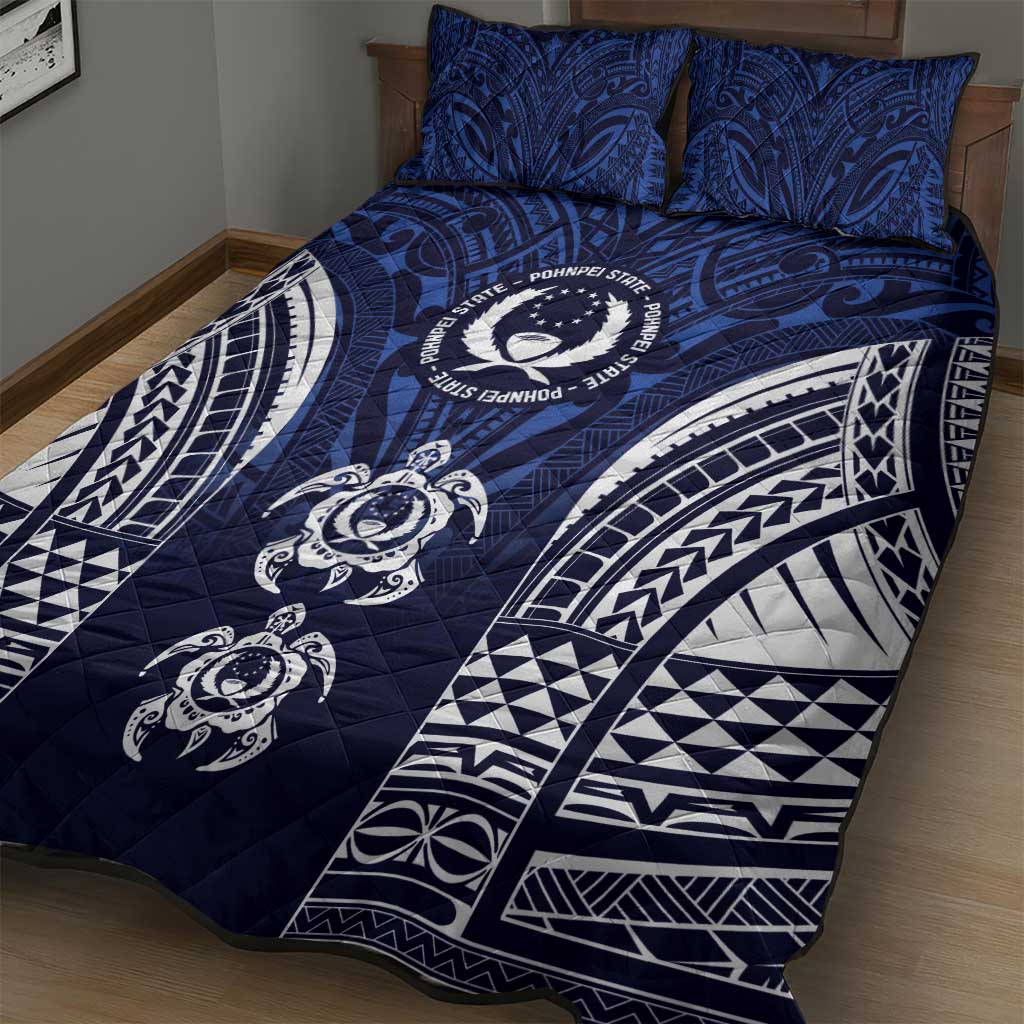 FSM Pohnpei States Quilt Bed Set Micronesia Six 9 One Polynesian Tribal Pattern LT9 - Polynesian Pride